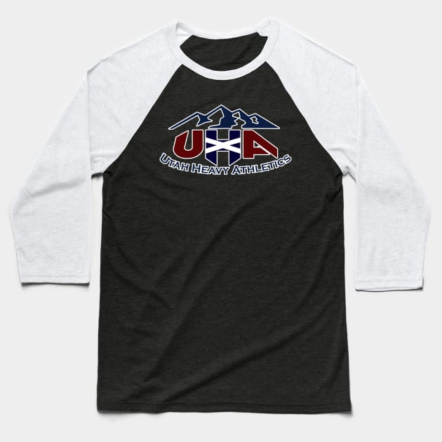 UHA logo Baseball T-Shirt by Utah Heavy Athletics